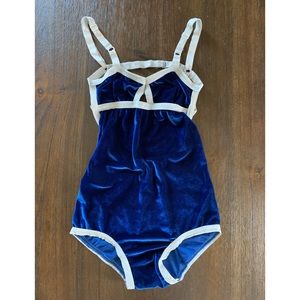 Solstice Intimates velvet bodysuit